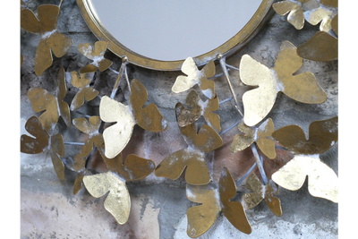 Large Rustic Metal Butterfly Mirror ***Free Delivery***