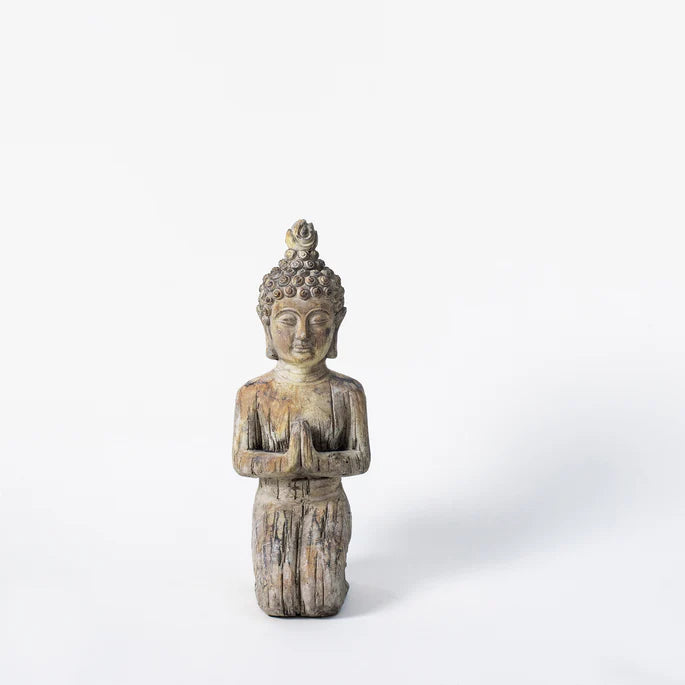 Tranquil Buddha Praying Statue – Elegant Home Decor Accent