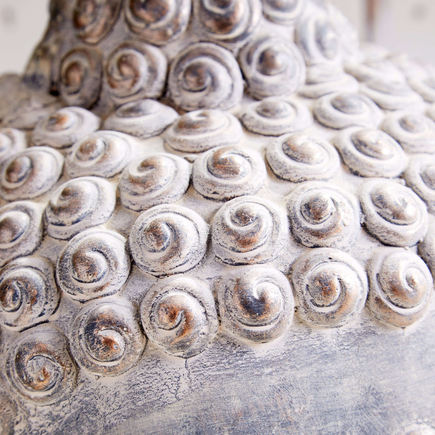 Sandstone Style Buddha Head Garden Sculpture