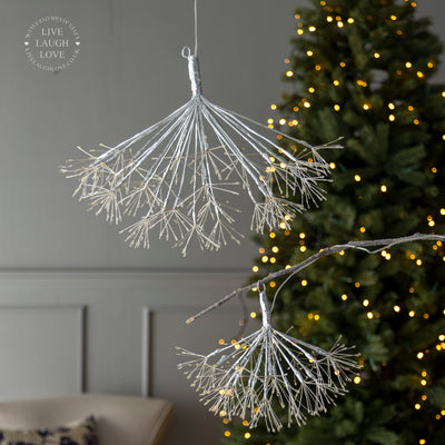 LED Dandelion Hanging Light with Warm Glow