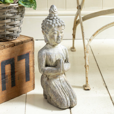 Tranquil Buddha Praying Statue – Elegant Home Decor Accent