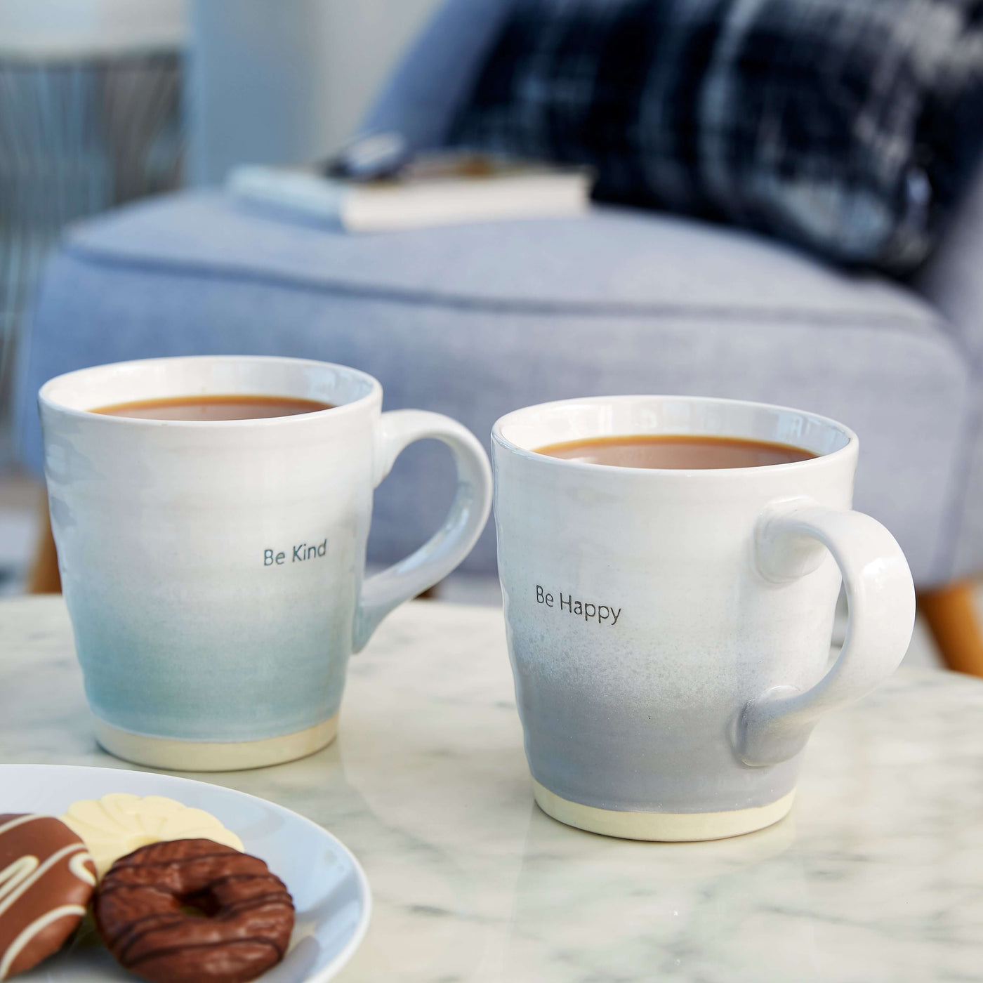 Ceramic "Be Kind" "Be Happy" Mugs