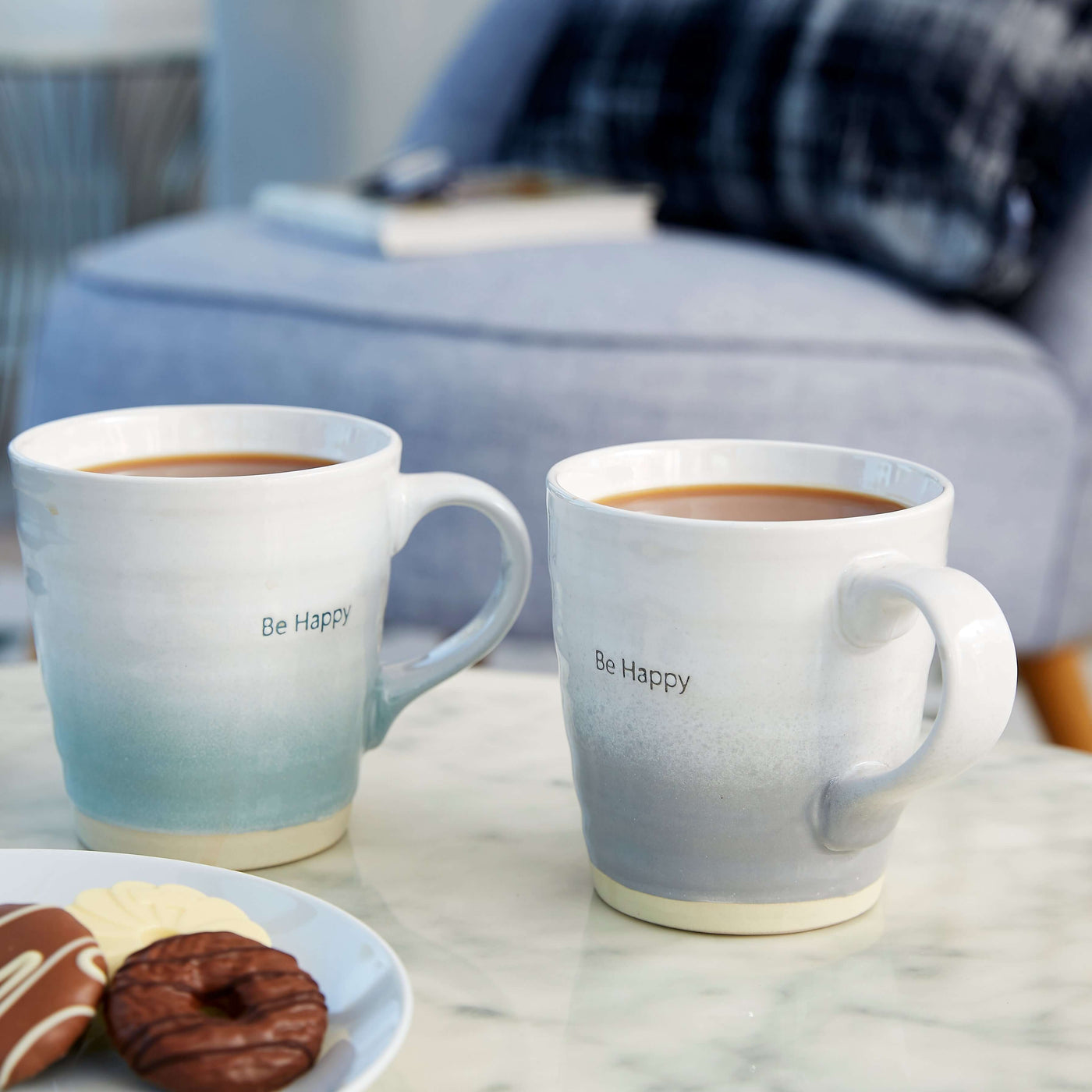 Ceramic "Be Kind" "Be Happy" Mugs