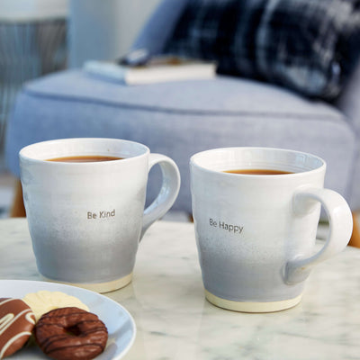 Ceramic "Be Kind" "Be Happy" Mugs