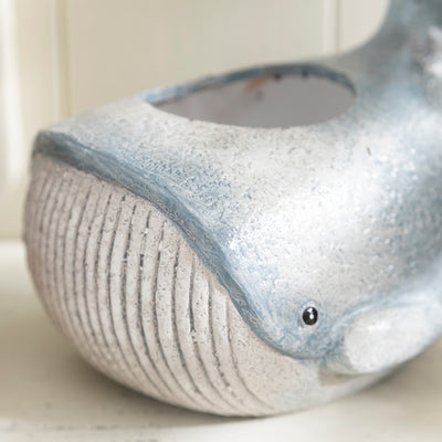 Ceramic Whale Planter