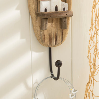 Nautical Driftwood and Lighthouse Wall Hook