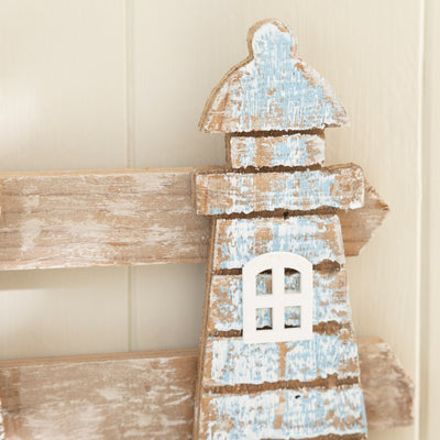 Distressed Nautical Lighthouse Wall Hooks