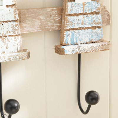 Distressed Nautical Lighthouse Wall Hooks