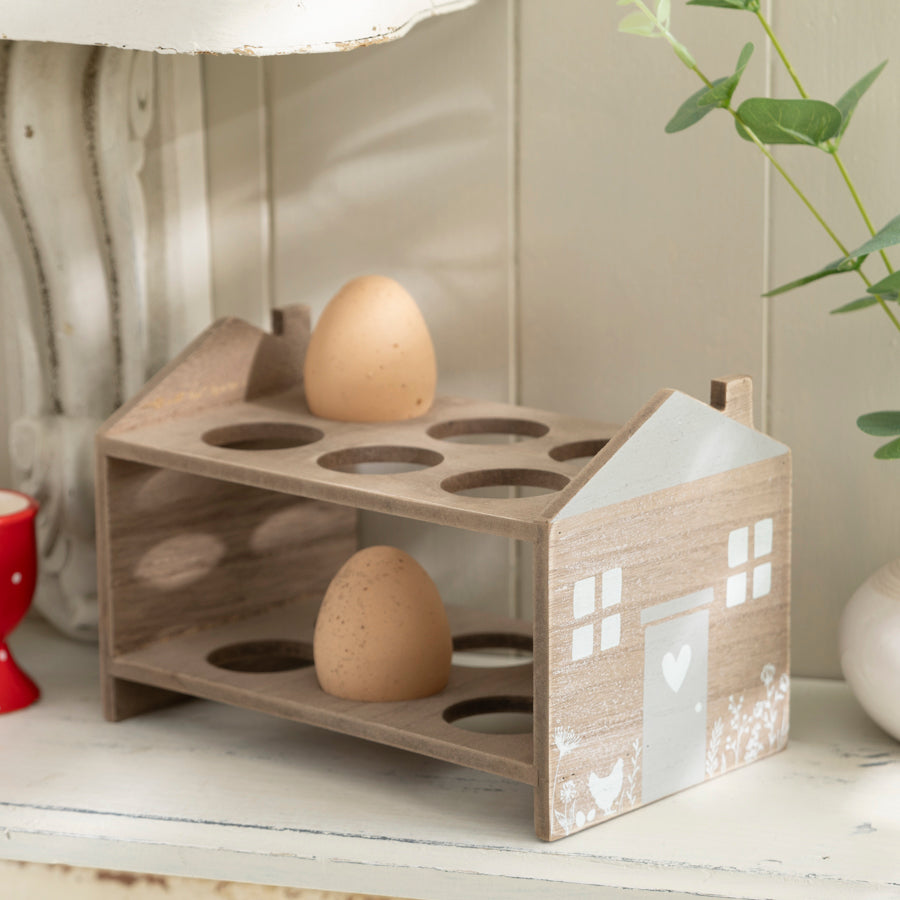 Country Kitchen House Shaped Egg Holder