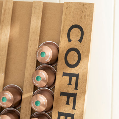 General Store Wooden Coffee Pod Holder Stand