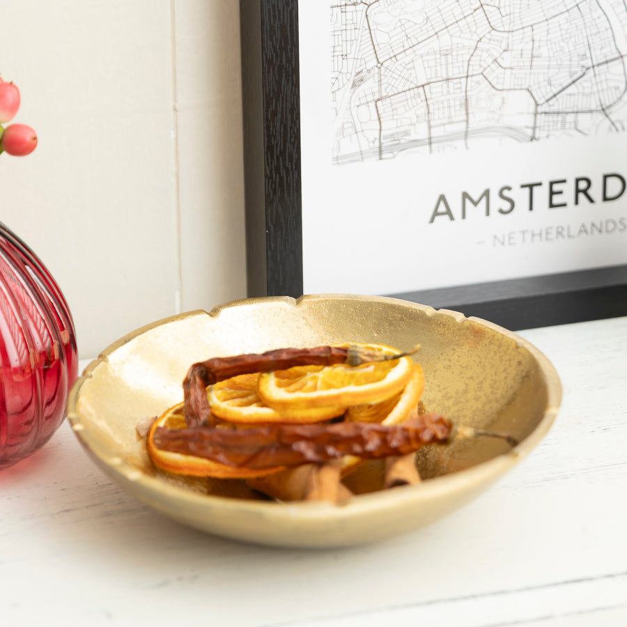 Decorative Gold Bowl