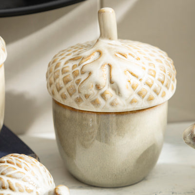 Decorative Ceramic Acorn Ornaments