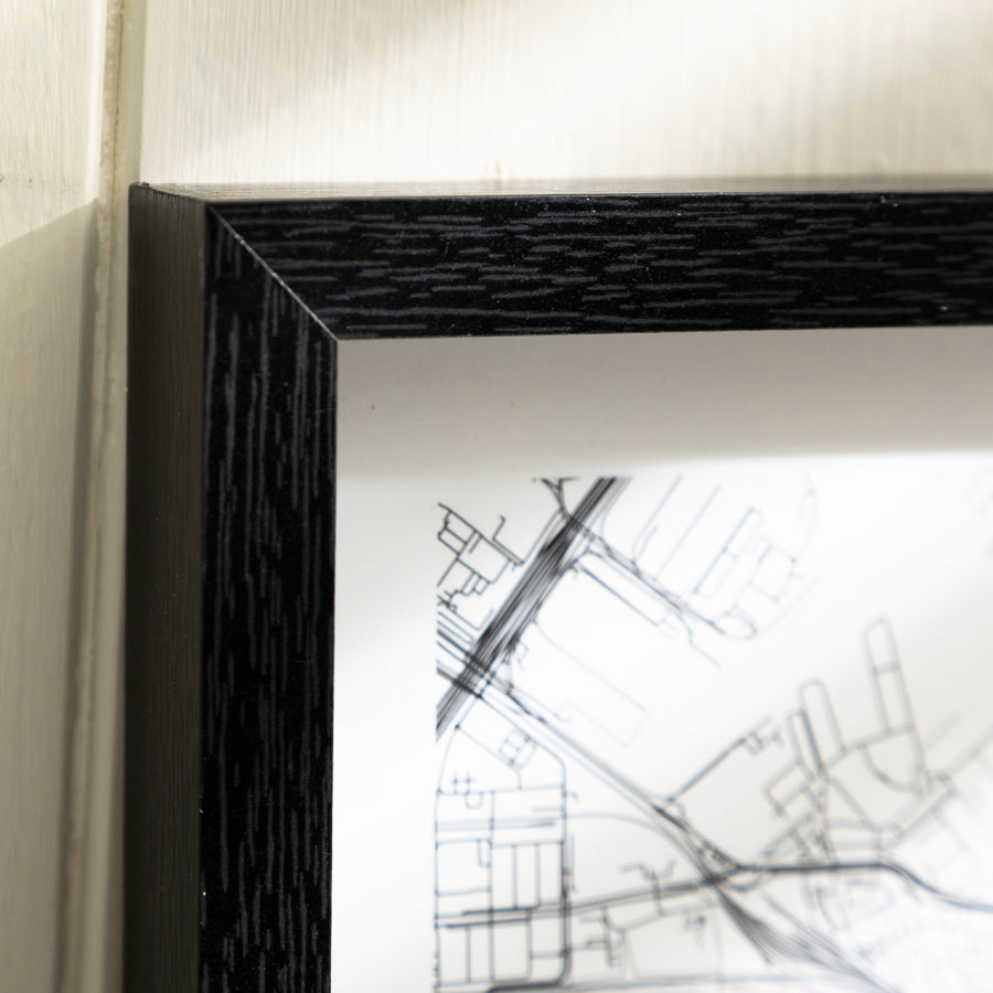 Framed City Map Prints – Six Global Cities