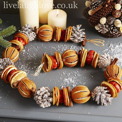 Winter Orange Garland - 1M - LIVE LAUGH LOVE LIMITED